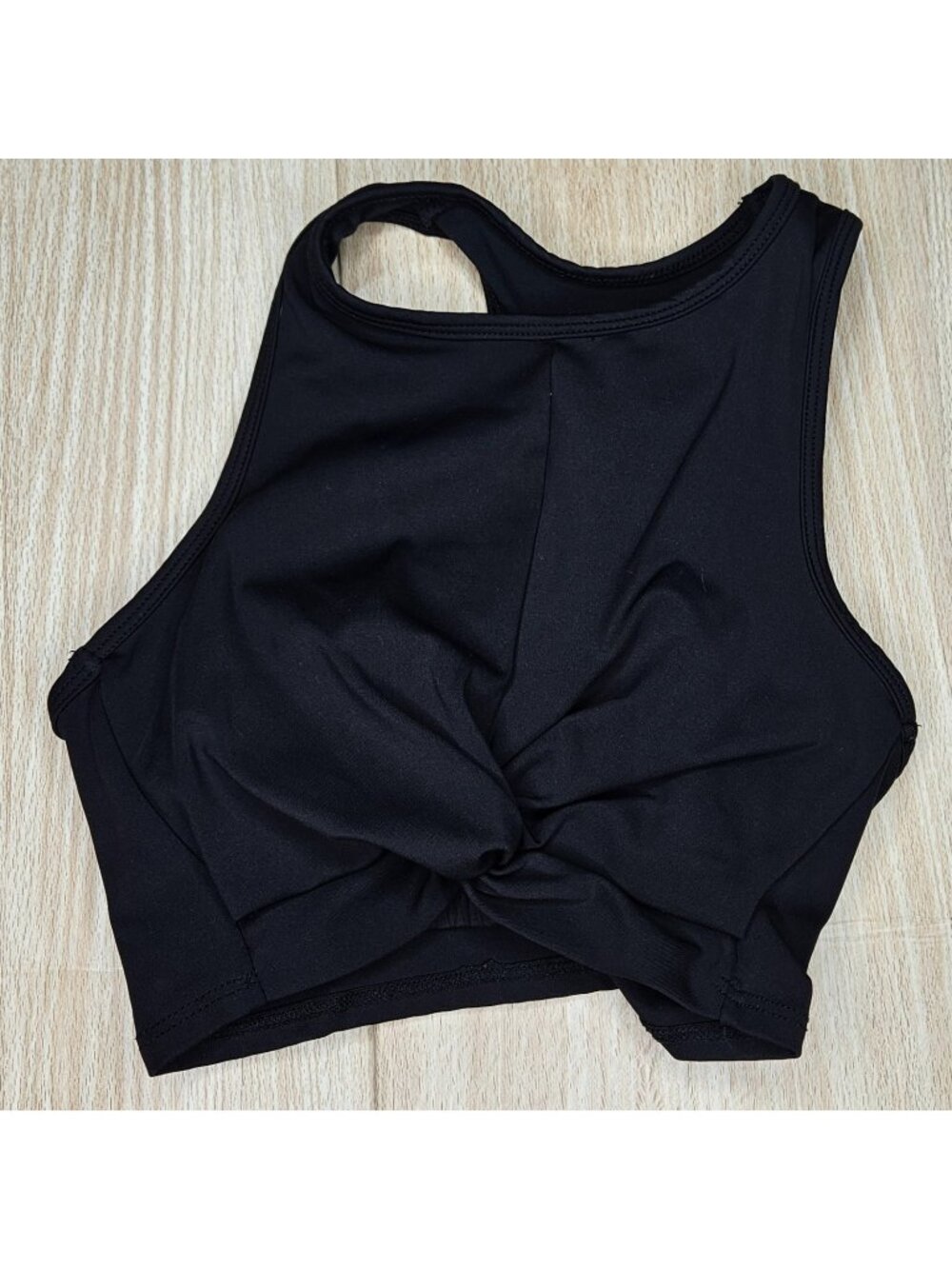 FIVE Girls Black Athletic Sports Bra Large